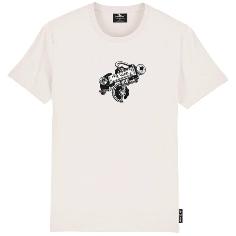 Packshot derailleur 84 T-shirt vintage white