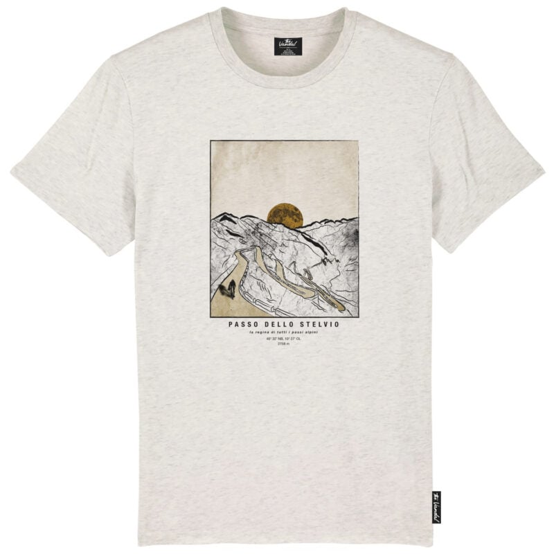 Pavkshot stelvio T-shirt cream heather gray