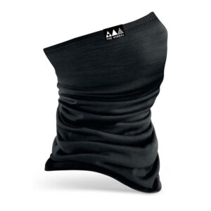 Merino Neck warmer packshot Black