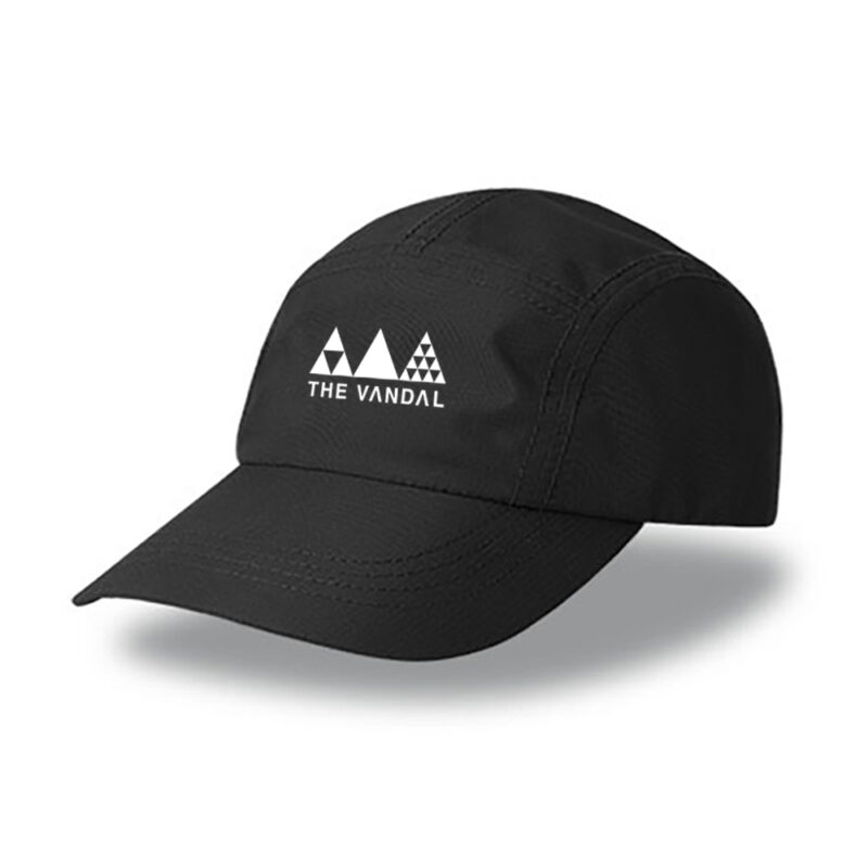 Packshot recycled outdoor cap Black