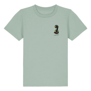 packshot La gravelista kids t-shirt aloe